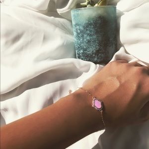 Pink Opal Hamsa Bracelet